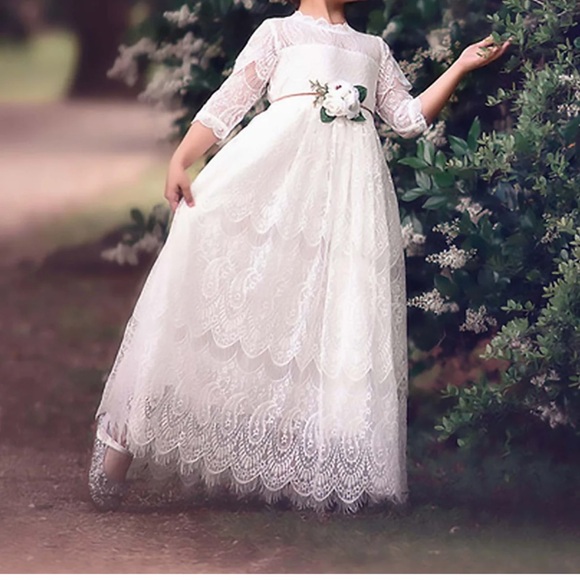 Trish Scully Bella Rafaela Special Occasion Formal Dress Flower girl wedding - Picture 7 of 9